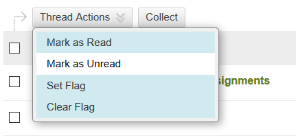 Mark discussion threads