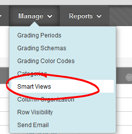 Manage smart views