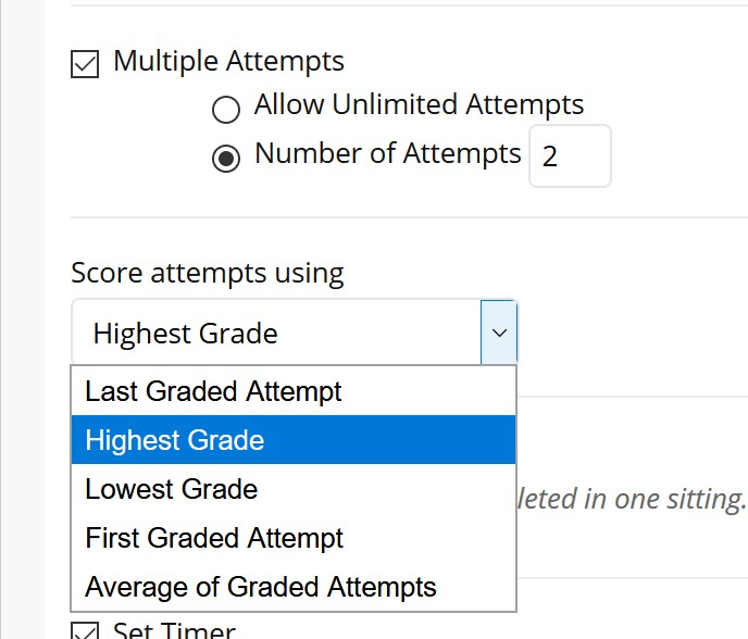 image of attempt options