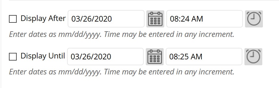 image of availability adjustments